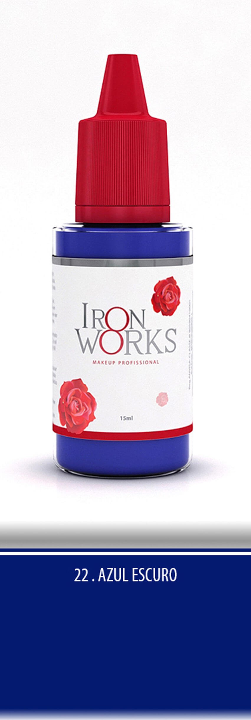 pigmento para micropgmentação azul escuro