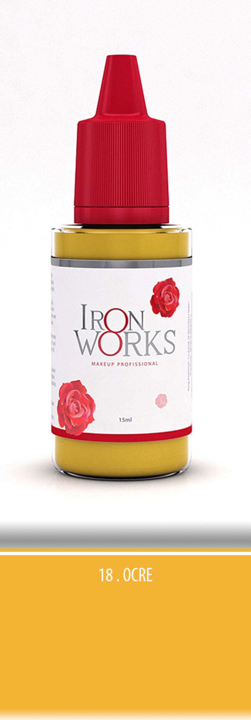 pigmento para micropgmentação ocre