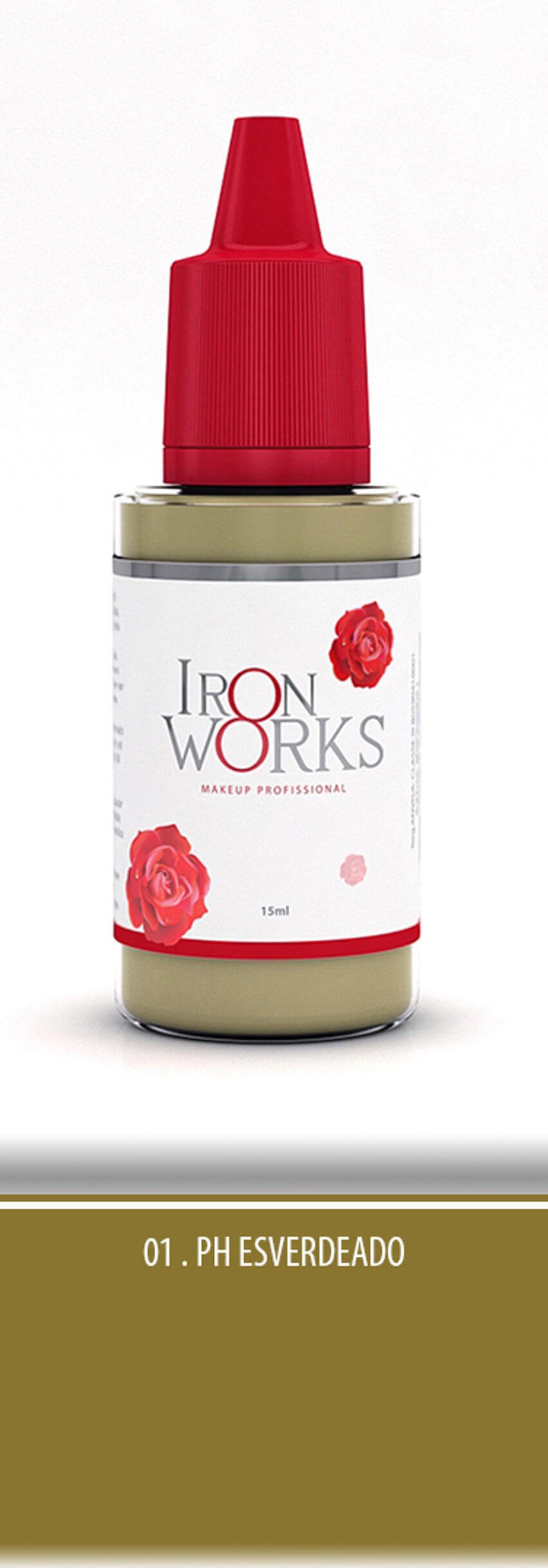 pigmento para micropgmentação ph esverdeado