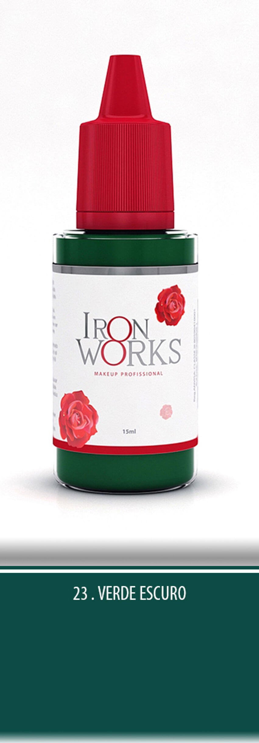 pigmento para micropgmentação verde escuro