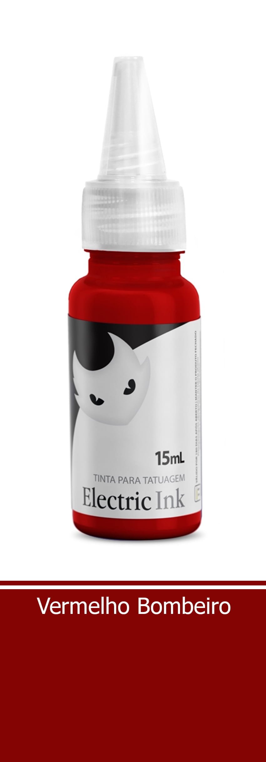 Pigmento para micropigmentação electrik-ink-vermelho-bombeiro